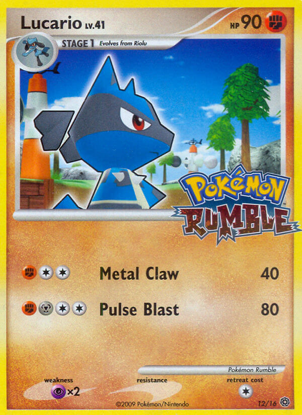 Lucario Pokémon card