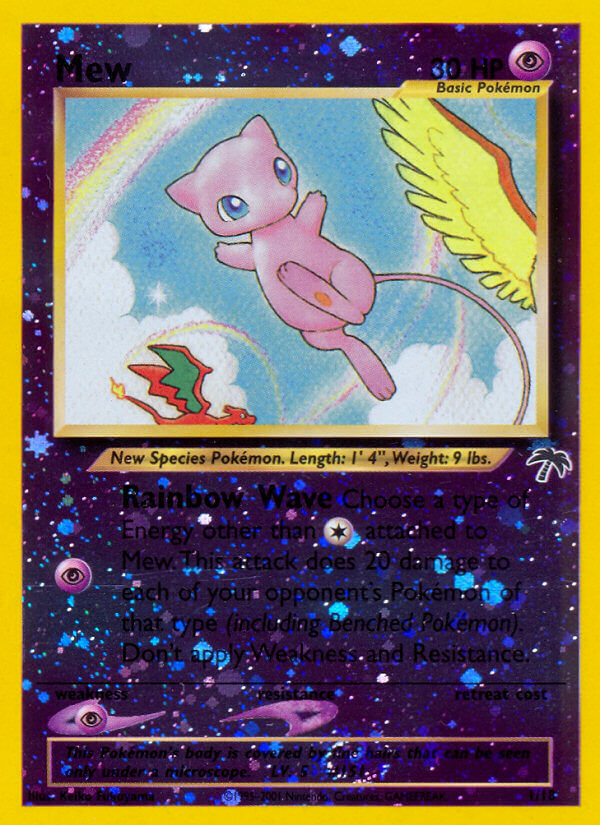 Mew Pokémon card