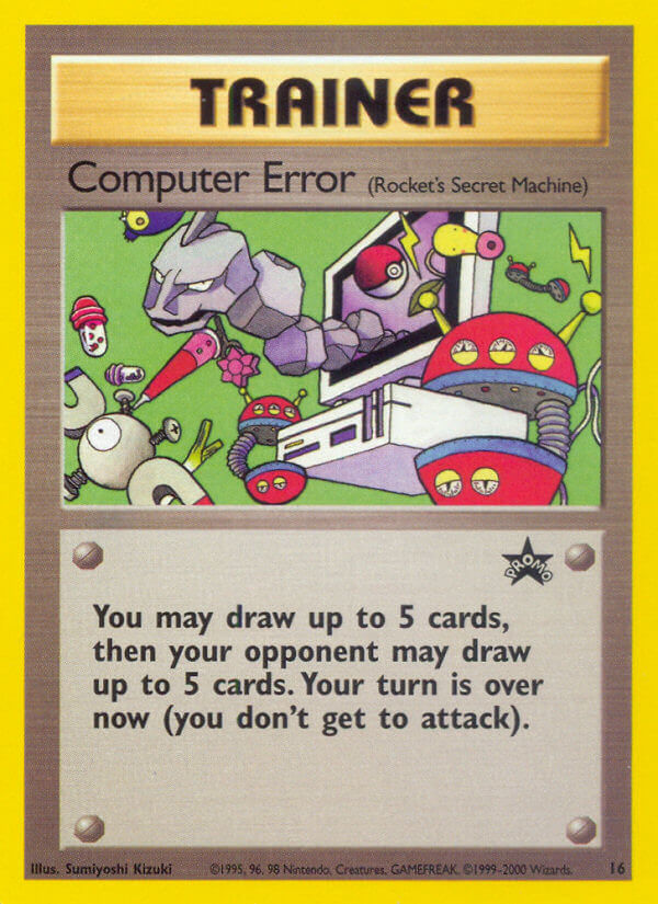 Computer Error Pokémon card