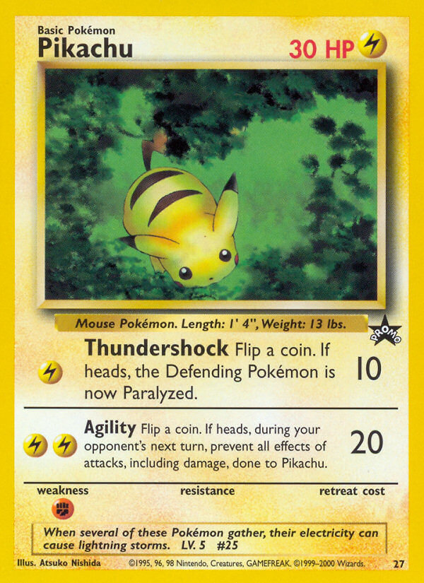 Pikachu Pokémon card