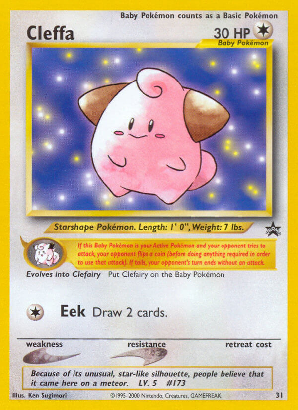 Cleffa Pokémon card