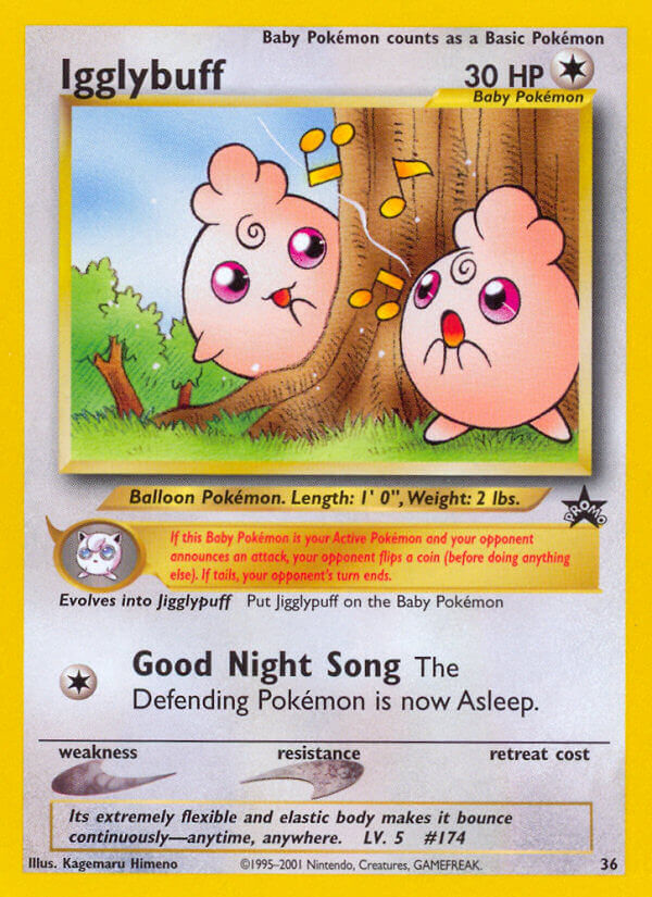 Igglybuff Pokémon card