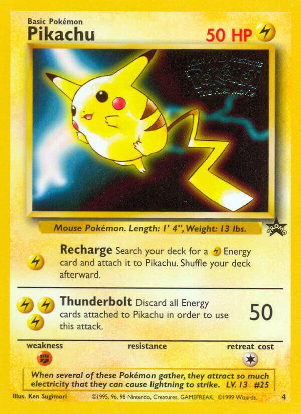Pikachu Pokémon card