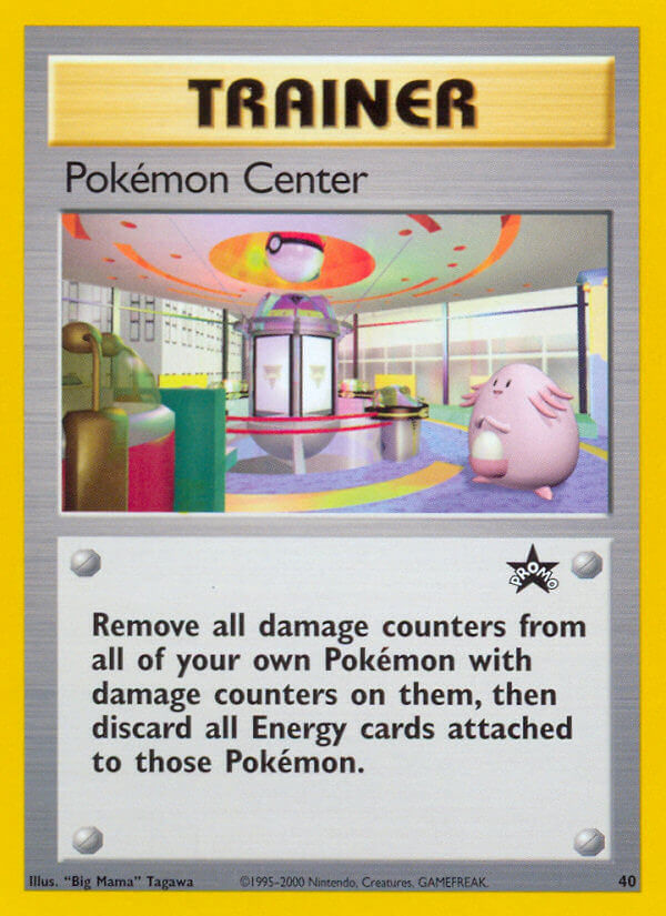 Pokémon Center Pokémon card