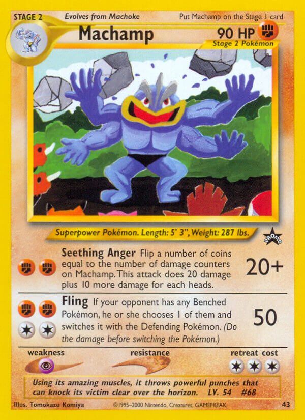 Machamp Pokémon card