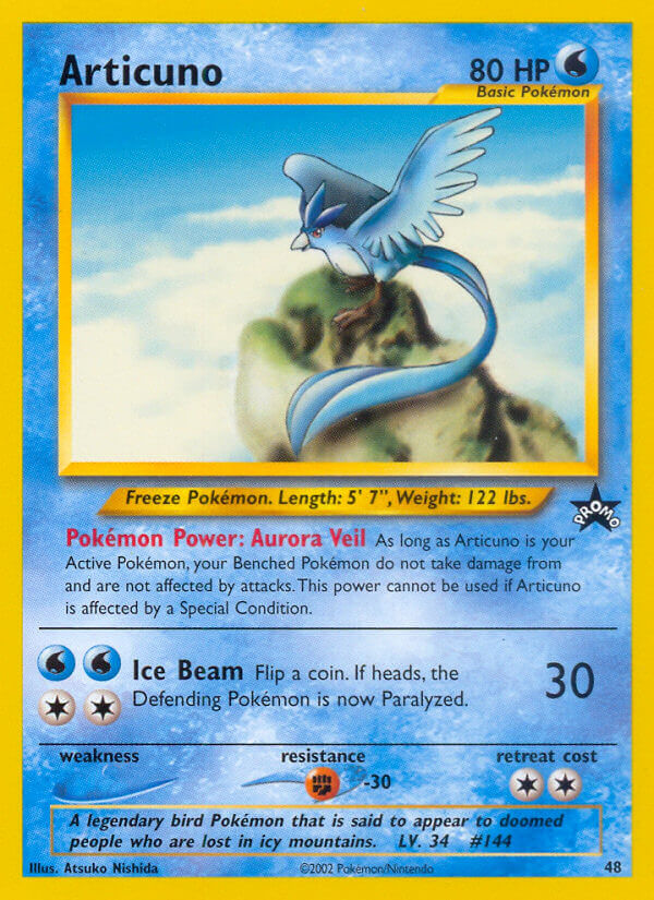 Articuno Pokémon card