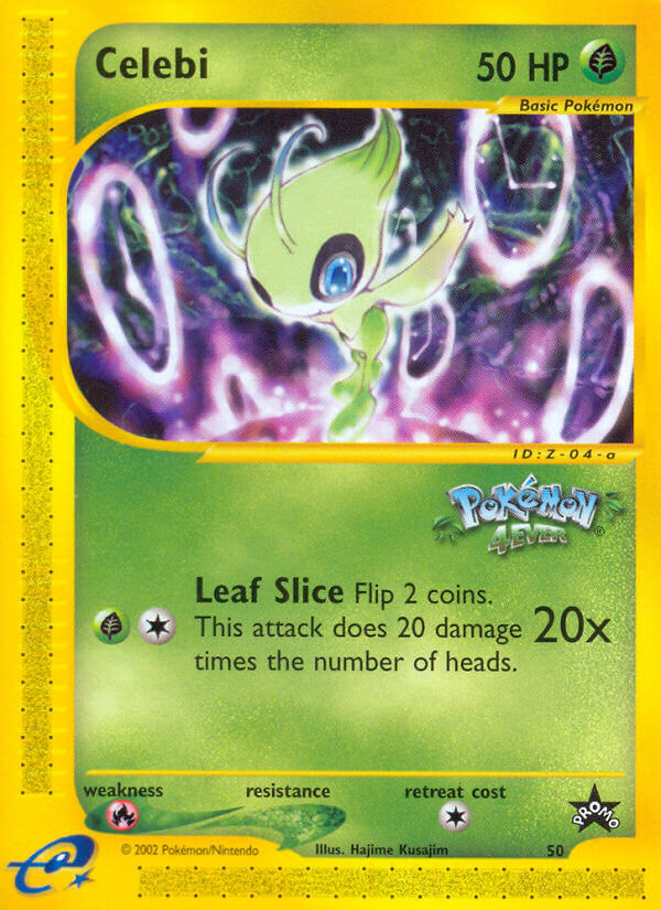 Celebi Pokémon card