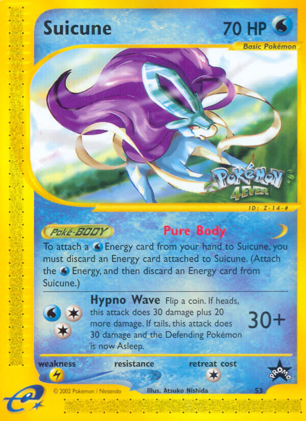 Suicune Pokémon card