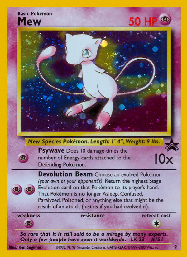 Mew Pokémon card