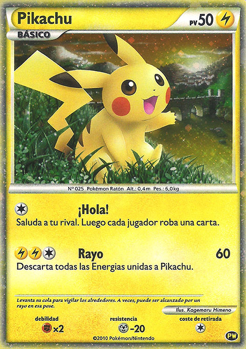 Pikachu Pokémon card