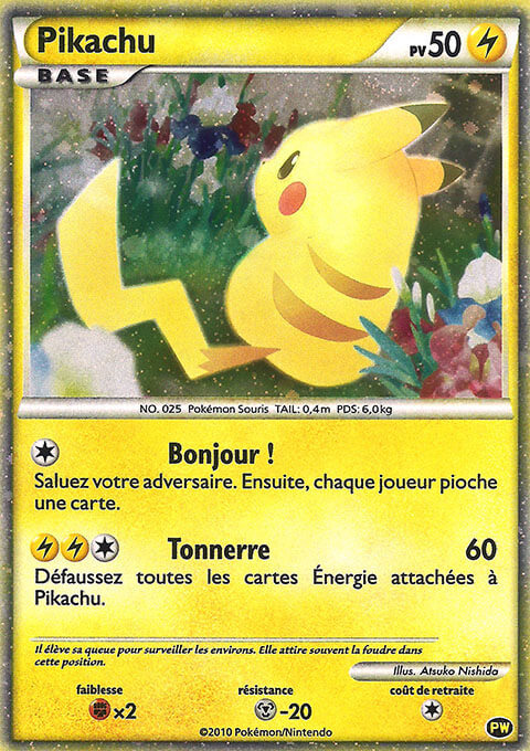 Pikachu Pokémon card