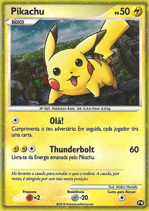 Pikachu Pokémon card