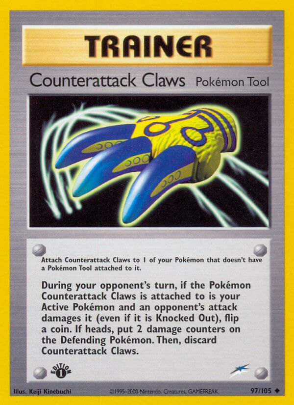 Counterattack Claws Pokémon card