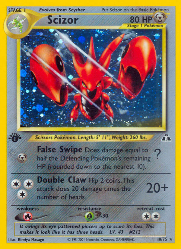 Scizor Pokémon card