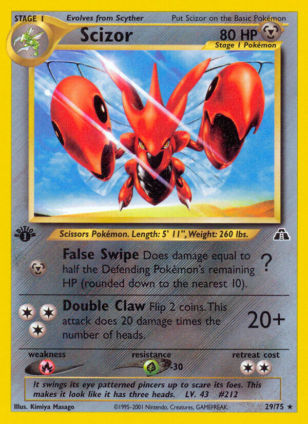 Scizor Pokémon card