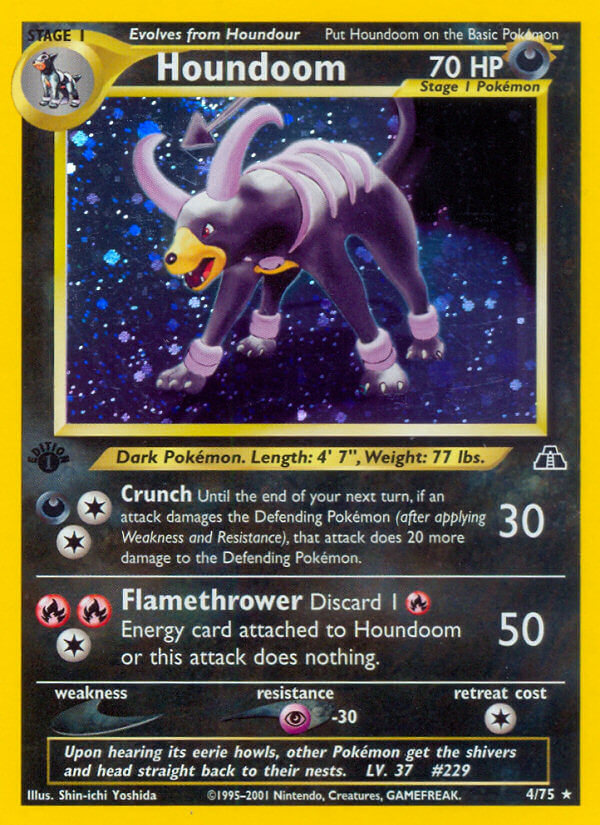 Houndoom Pokémon card
