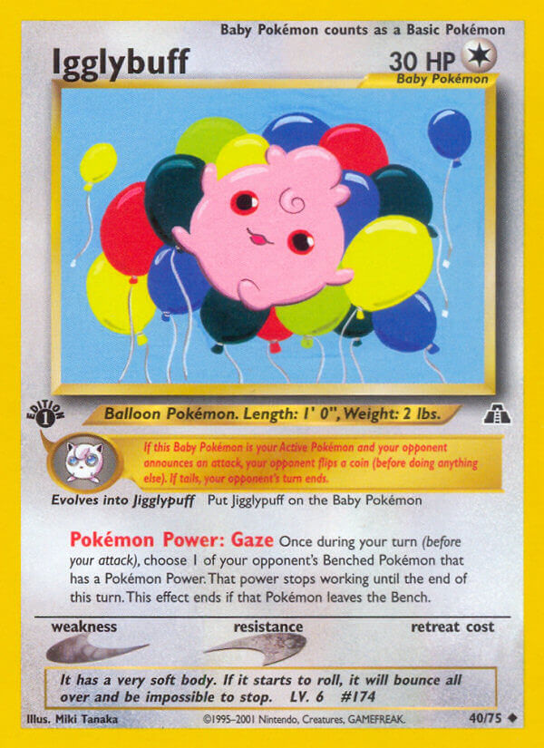 Igglybuff Pokémon card