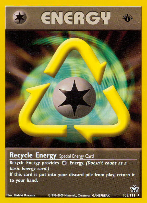 Recycle Energy Pokémon card