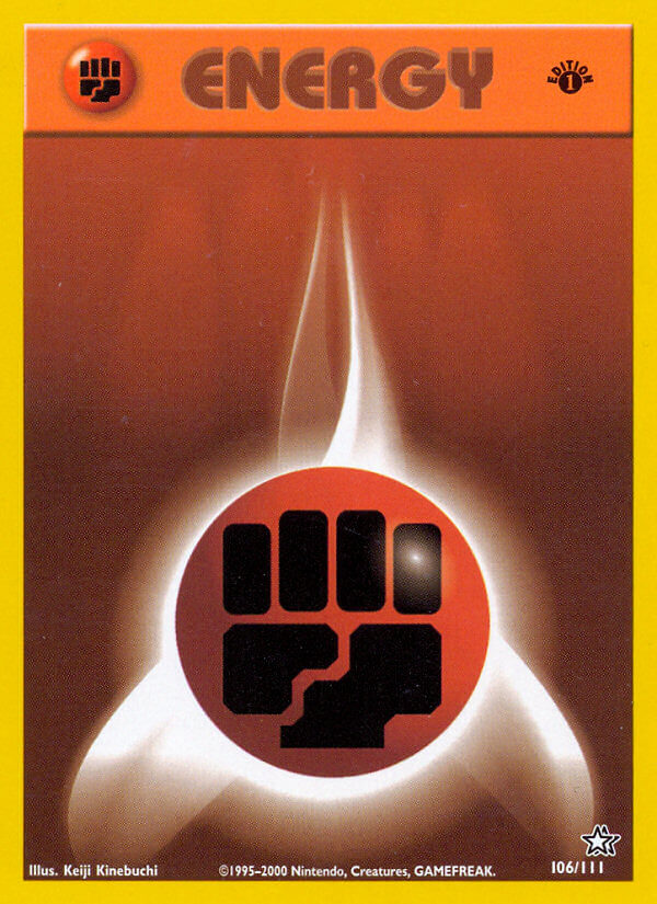 Fighting Energy Pokémon card