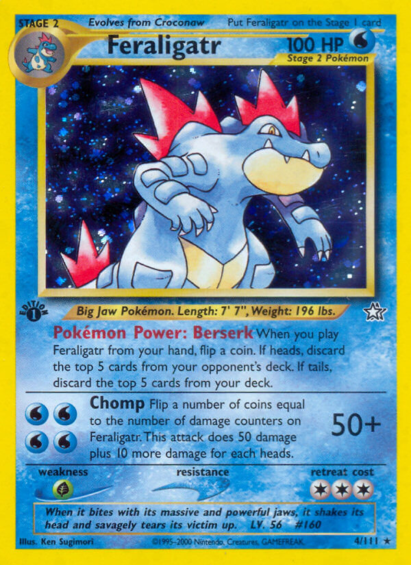 Feraligatr Pokémon card