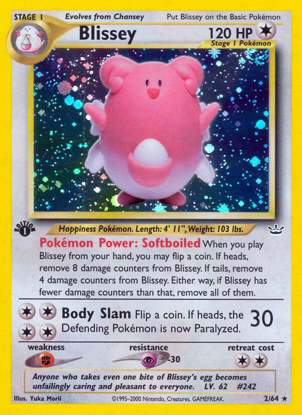 Blissey Pokémon card