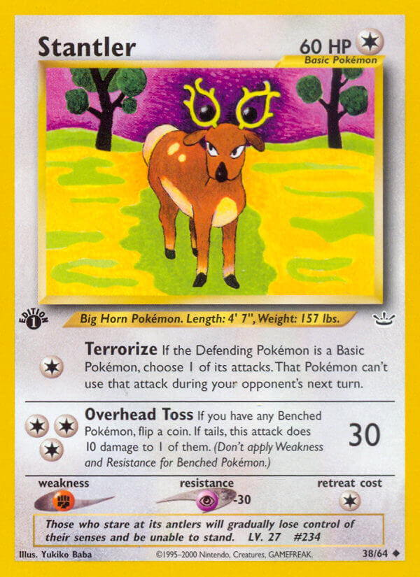 Stantler Pokémon card