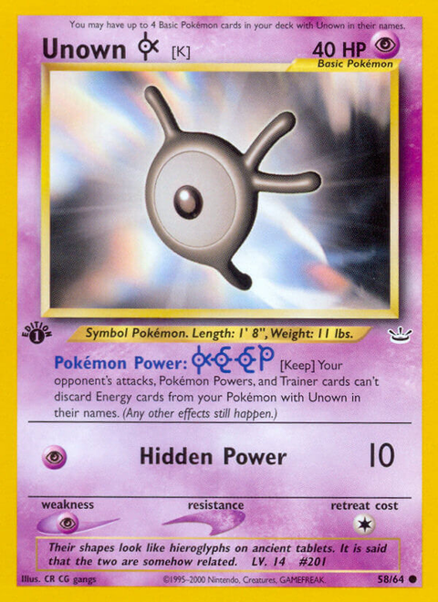 Unown K