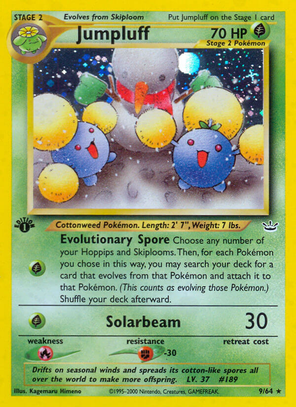 Jumpluff Pokémon card