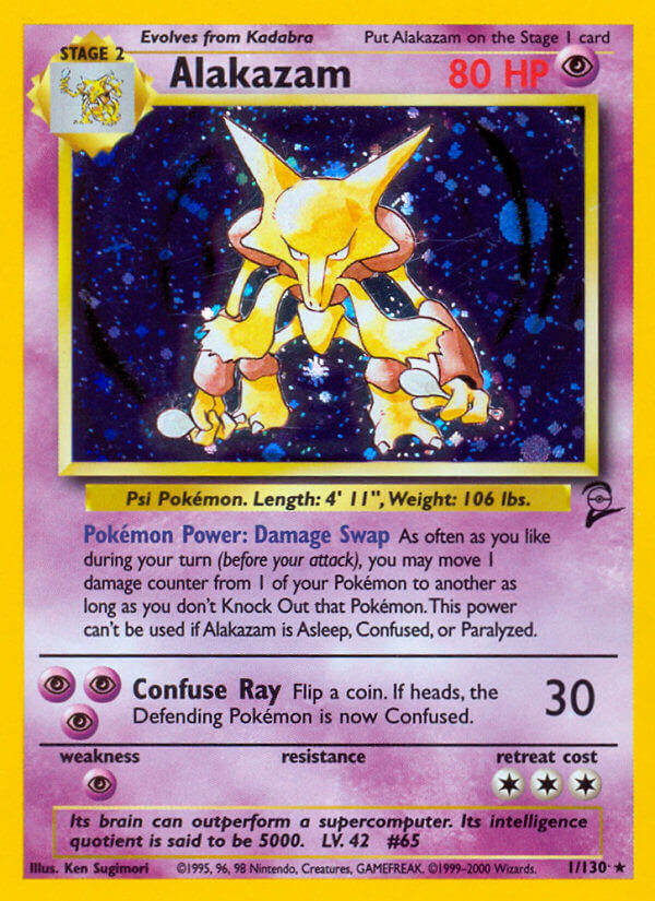 Alakazam Pokémon card