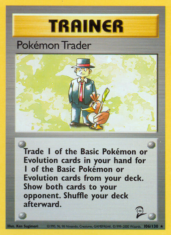 Pokémon Trader Pokémon card