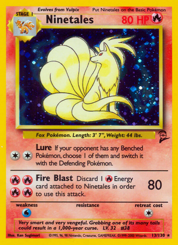 Ninetales Pokémon card