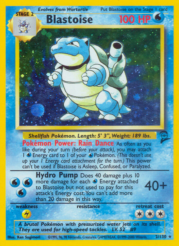 Blastoise Pokémon card