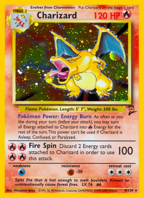 Charizard Pokémon card