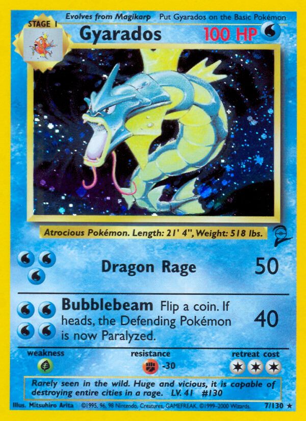 Gyarados Pokémon card