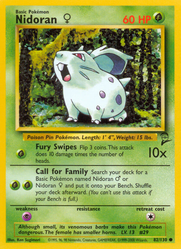 Nidoran♀ Pokémon card