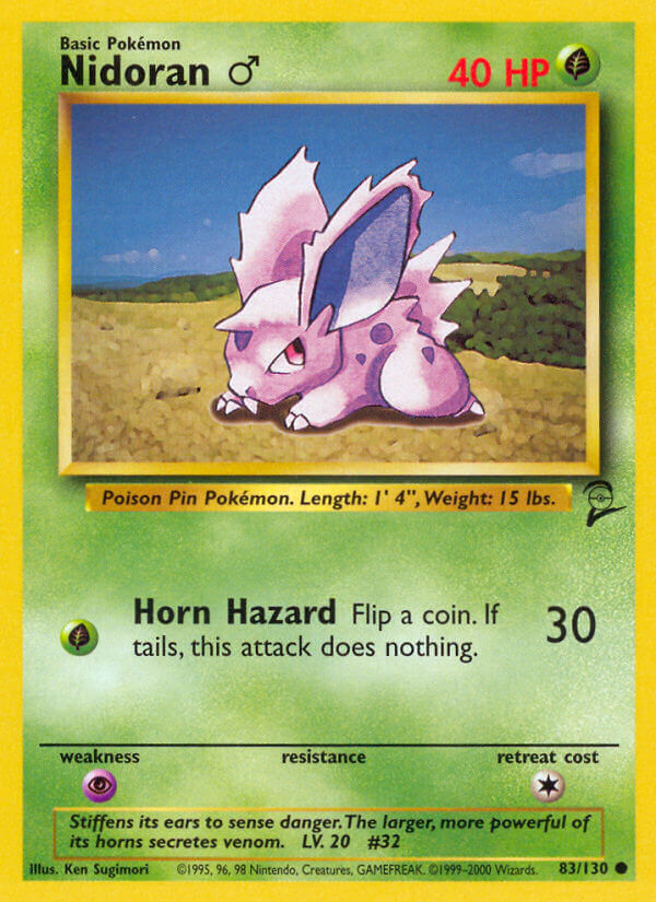 Nidoran♂ Pokémon card