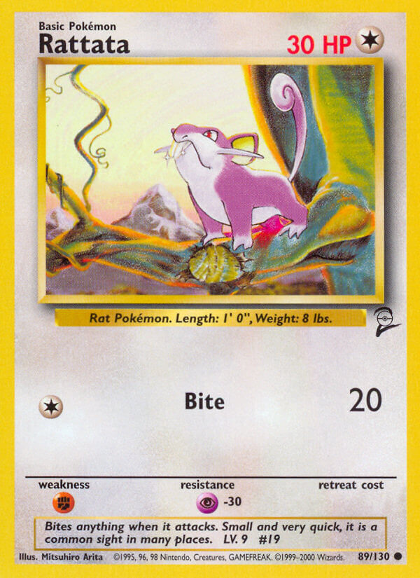 Rattata Pokémon card