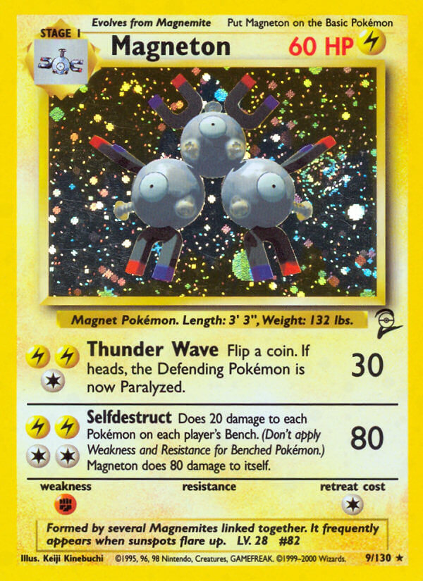 Magneton Pokémon card