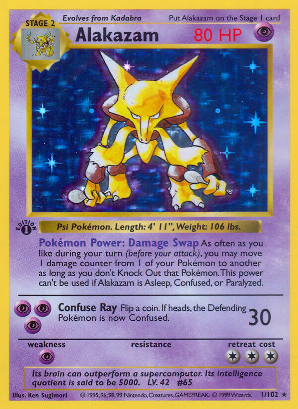 Alakazam Pokémon card