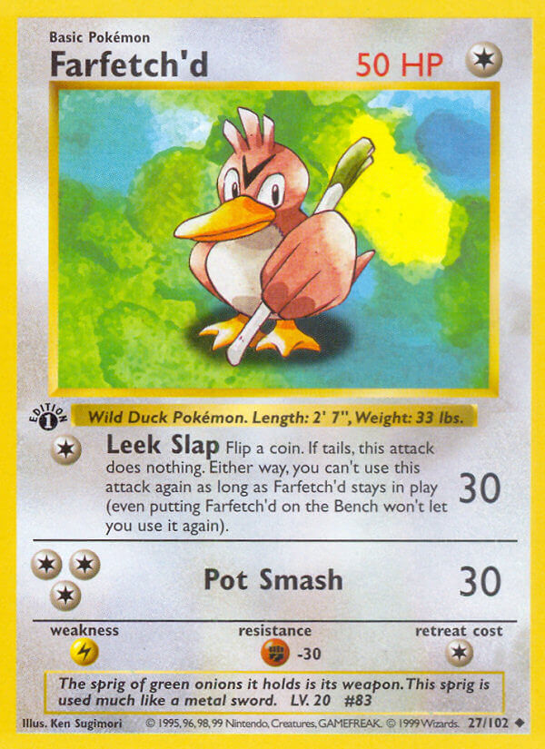 Farfetch'd Pokémon card