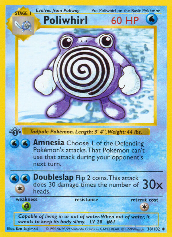 Poliwhirl Pokémon card