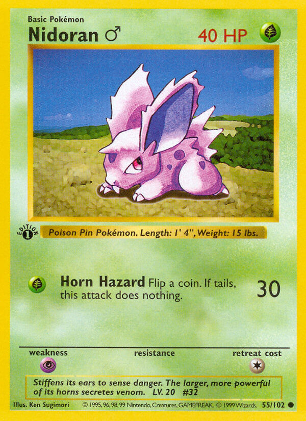 Nidoran♂ Pokémon card