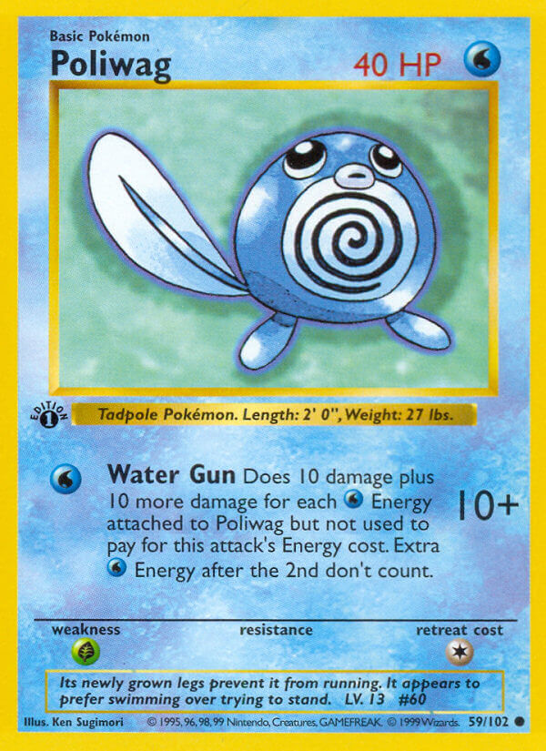 Poliwag Pokémon card