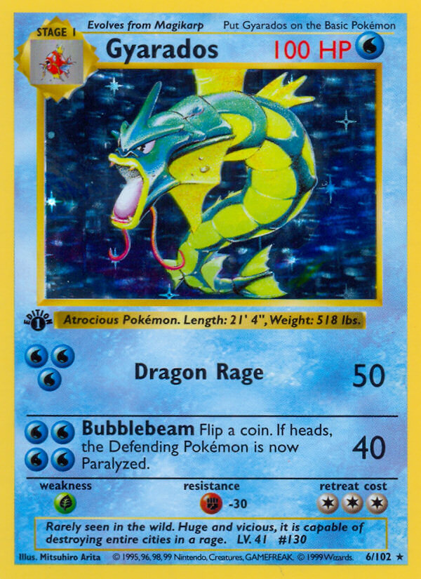 Gyarados Pokémon card
