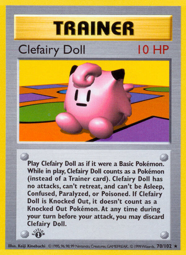 Clefairy Doll Pokémon card