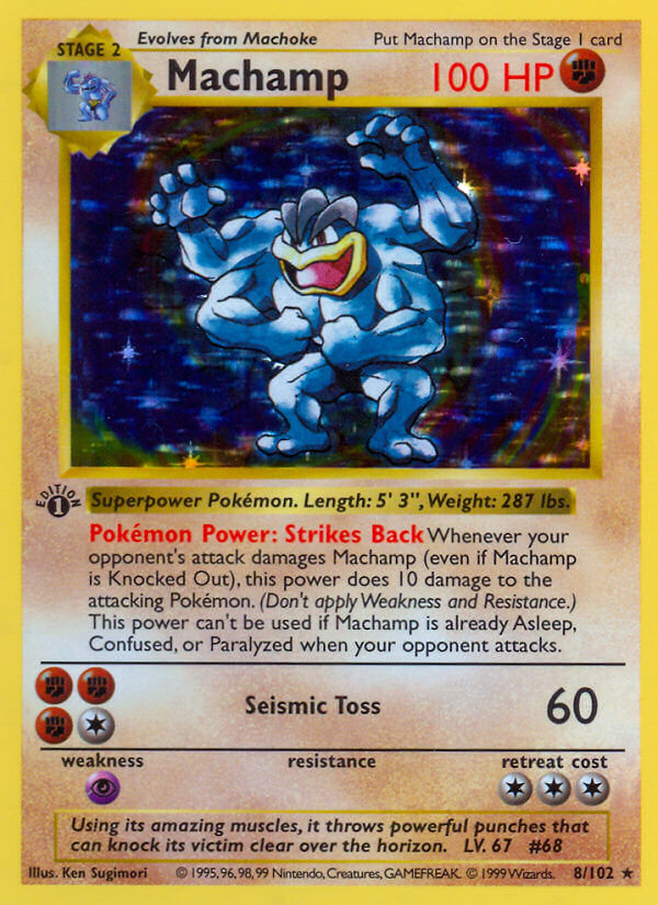 Machamp Pokémon card