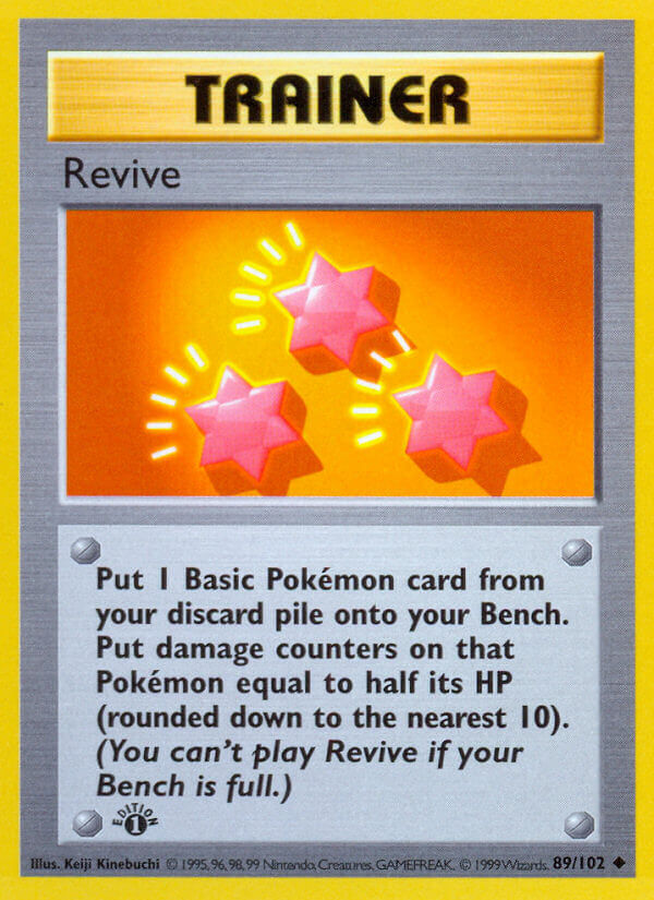 Revive Pokémon card