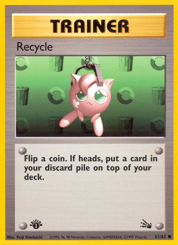 Recyle Pokémon card