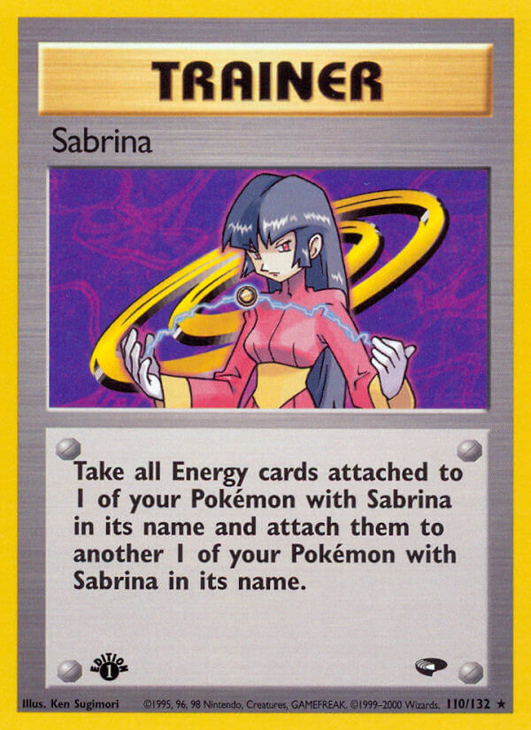 Sabrina Pokémon card