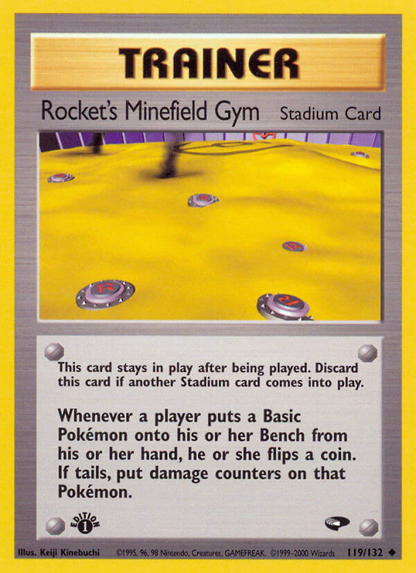 Rocket's Minefield Gym Pokémon card